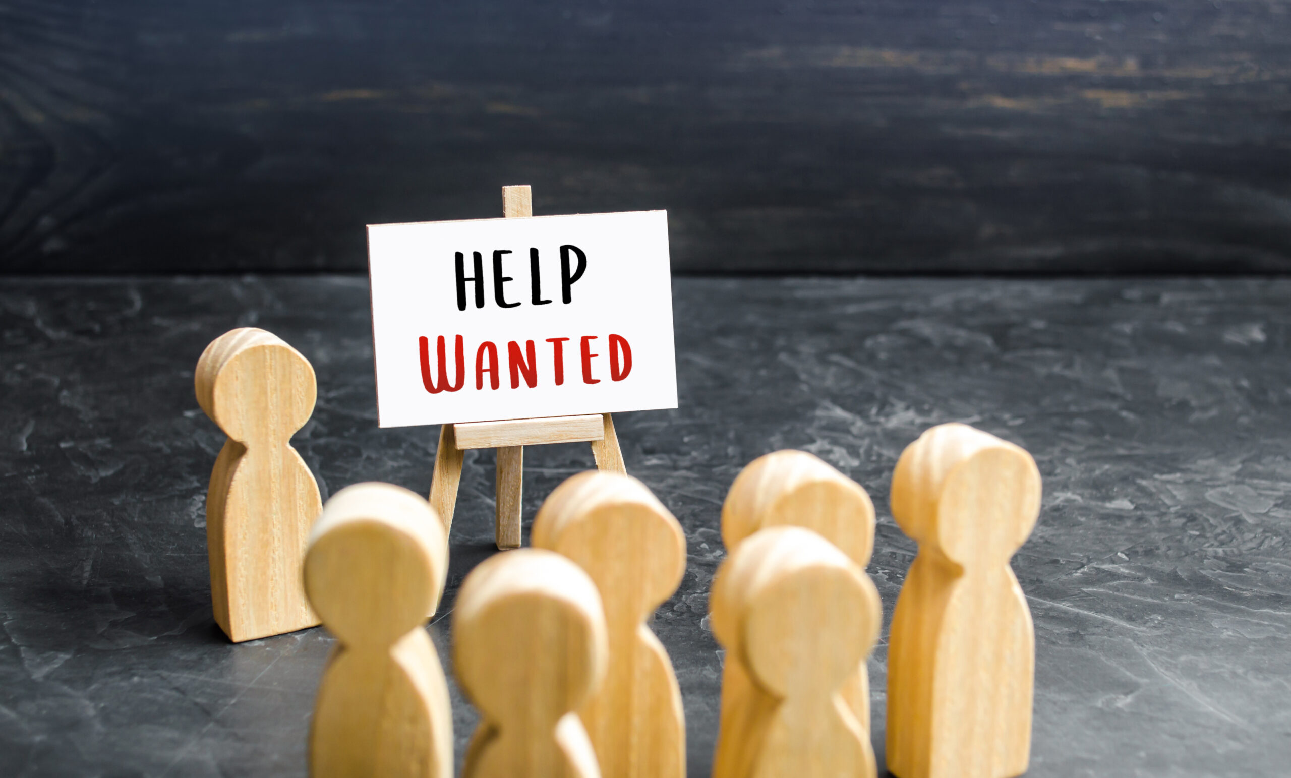 Help Wanted image to signify recruiting strategies for manufacturers.